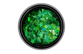 Διακοσμητικό Νυχιών Αστέρι και Παγιέτα Πράσινο