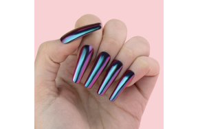 Σκόνη Καθρέφτης σε Υγρή Μορφή Μπλε 2g