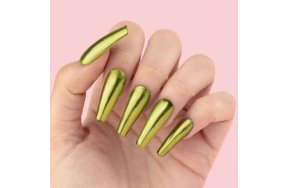 Σκόνη Καθρέφτης σε Υγρή Μορφή Ασημί/Γαλάζιο