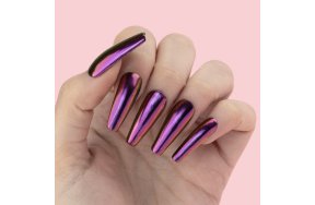 Σκόνη Καθρέφτης σε Υγρή Μορφή Μωβ