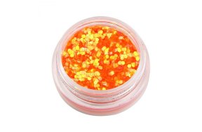 Παγιέτα Πορτοκαλί Ιριδίζον Μικρή 3g