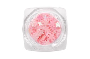 Παγιέτα Ροζ Χιονονιφάδα 3g