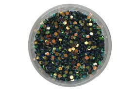 Παγιέτα Στρας Μαύρο Ιριδίζον 3g