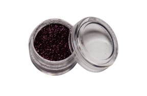 Σκόνη Μαύρο Ροζ Glitter 3g