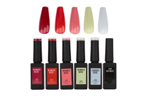 Ημιμόνιμο Rubber Base Eclectic Touch – Σετ 5 τμχ + Δώρο Top No Wipe