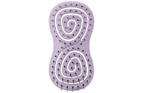 Βούρτσα Μαλλιών Οικολογική Ροζ-Λιλά Μικρή