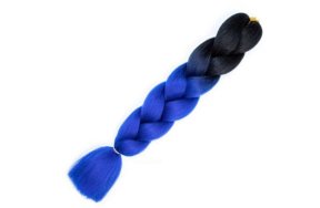 Μαλλιά για ράστα και πλεξούδες όμπρε μπλε/καστανό Β21# 100gr 60εκ.