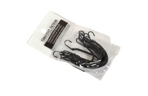 Λαστιχάκι Γαντζάκι Μαύρο 10τμχ