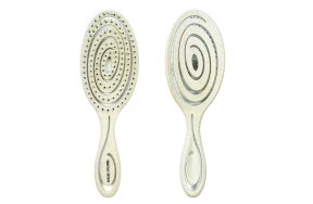 Οικολογική Βούρτσα Μαλλιών για Ξεμπέρδεμα Χωρίς Πόνο – Κατάλληλη για Παιδιά, Λεπτή Τρίχα & Επαγγελματική Χρήση Μπεζ