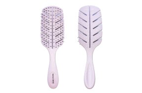 Οικολογική Βούρτσα Μαλλιών για Ξεμπέρδεμα Χωρίς Πόνο – Κατάλληλη για Παιδιά, Λεπτή Τρίχα & Επαγγελματική Χρήση Ροζ-Λιλά