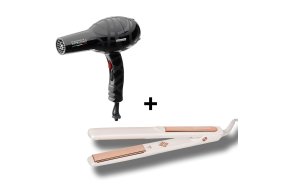 Haartrockner und Haarglatter Set