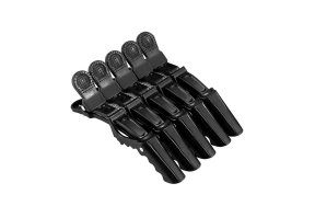 Κλιπ Μαλλιών Μαύρο 5τμχ