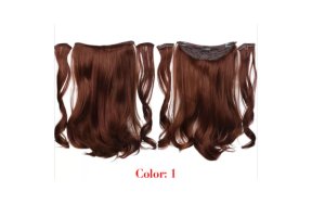 Τρέσα Συνθετική HD Κυματιστή με Κλιπ 3 Κομμάτια 45cm 185g #1