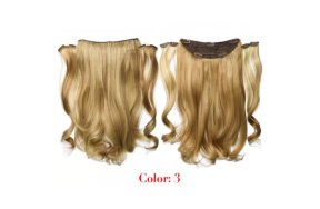 Τρέσα Συνθετική HD Κυματιστή με Κλιπ 3 Κομμάτια 45cm 185g Sand & Vanilla #3