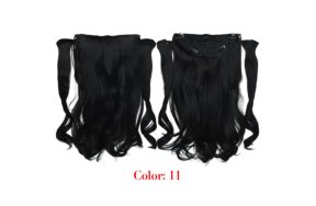 Τρέσα Συνθετική HD Κυματιστή με Κλιπ 3 Κομμάτια 45cm 185g Darkest Brown #11