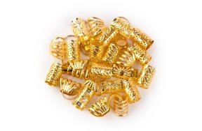 Jumbo-Zopf-Haarperlen-Set 25 Stuck Gold