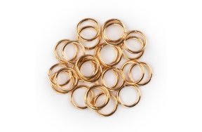 Haar-Ring 10mm Gold 25 Stuck