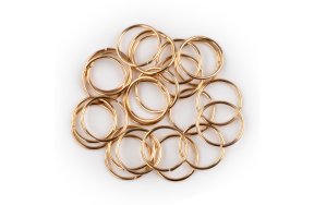 Haar-Ring 14mm Gold 25 Stuck