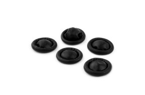 Προστατευτικά Δακτύλων για Τοποθέτηση Hair Extensions Μαύρα 5τμχ