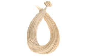 Τουφάκια Extensions Κερατίνης #SILVER, Ασημί 100% Φυσική Τρίχα, 50cm 25τμχ