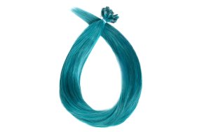 Τουφάκια Extensions Κερατίνης #ΤΕΑL, Μπλε 100% Φυσική Τρίχα, 50cm 25τμχ