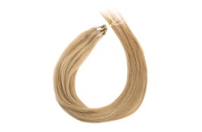 Micro Ring Loop Hair Extensions #8 Ξανθό Σκούρο  – 100% Φυσική Τρίχα, 50cm 10τμχ
