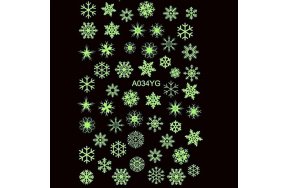 Αυτοκόλλητα Νυχιών που Φωσφοριζει στο Σκοτάδι