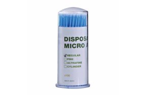 Βουρτσάκια βλεφαρίδων Microbrushes μπλε regular 2.5mm 100τεμ