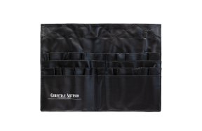 Make-up Pinselgurtel mit 20 Fachern & 4 Taschen – Verstellbar, Wasserdicht, aus PU-Leder