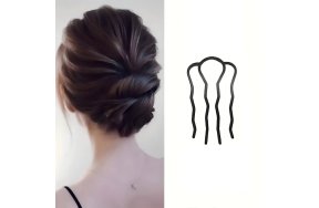 Μεταλλικό Χτένι για Κότσους και Σινιόν