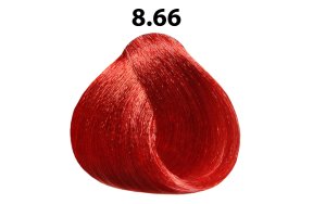 Βαφή μαλλιών Νο 8.66 ξανθό ανοιχτό έντονο κόκκινο, 100ml