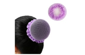 Φιλές Μαλλιών για Κότσο Μωβ 10 εκ. – Ιδανικός για Παιδιά & Μπαλέτο