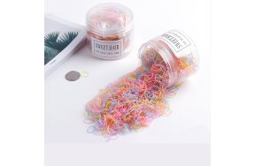 Λαστιχάκια Σιλικόνης Πολύχρωμα 500τμχ