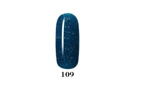 Ημιμόνιμο Βερνίκι Νυχιών Νο 109 Μπλε Glitter 10ml