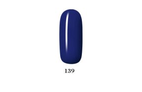 Ημιμόνιμο βερνίκι νυχιών Νο 139 μπλε, 10ml