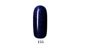 Ημιμόνιμο Βερνίκι Νυχιών Νο 155 Μπλε Glitter 10ml