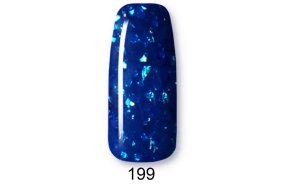 Ημιμόνιμο βερνίκι νυχιών Νο 199 μπλε, 10ml