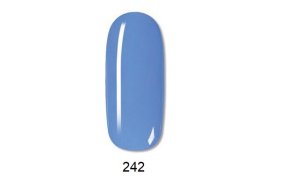Ημιμόνιμο βερνίκι νυχιών Νο 242 μπλε τζιν, 10ml