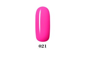 Ημιμόνιμο βερνίκι νυχιών Νο 021 ροζ έντονο, 10ml