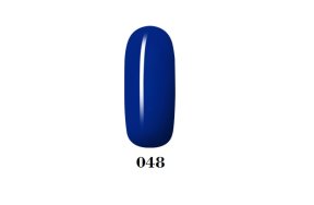 Ημιμόνιμο βερνίκι νυχιών Νο 048 μπλε, 10ml