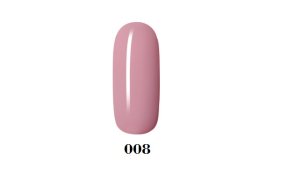 Ημιμόνιμο βερνίκι νυχιών Νο 008 ροζ, 10ml