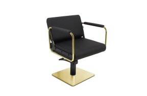 Καρέκλα Κομμωτηρίου Styling Round Χρυσό RL