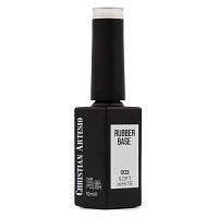 Nail Gel Polish Rubber Base Soft White No 002 10ml