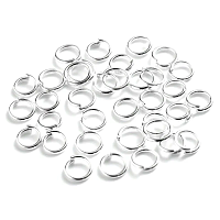 Ringe fur Haare Dreadlocks und Flechtfrisuren Silber 5mm 50st