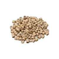 Micro Rings with Silicone Blonde 100pcs