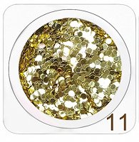 Nail Accessories Flakes Small Gold 2g