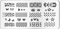 Nail Stamping Art Board 12cm x 6cm