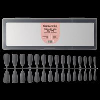 Press On Gel Tips Coffin Medium Διάφανα Ultra Thin 240τμχ