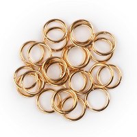 Haar-Ring 10mm Gold 25 Stuck