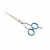 Hair Cutting Scissors 5" Super Cut Silver - Blue